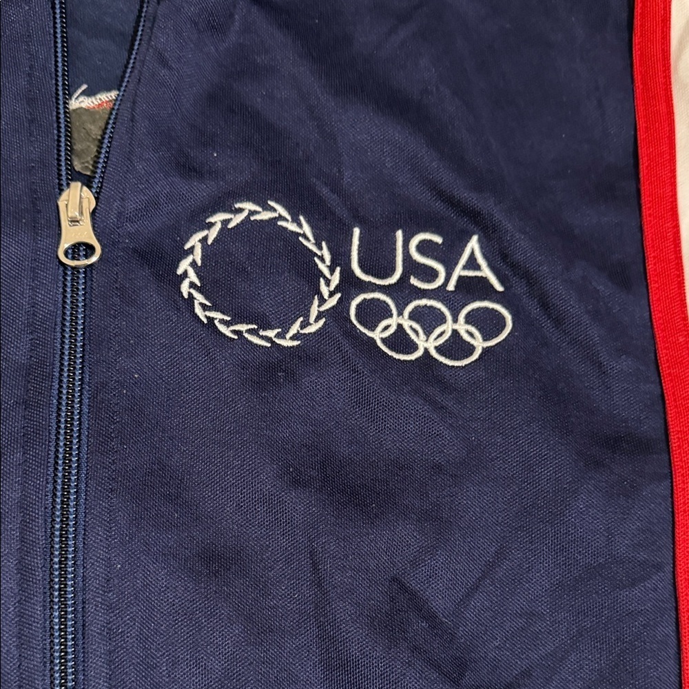 Vintage Roots USA 2004 Olympics Full Zip Warmup Track Jacket Men’s Sz. L - Picture 7 of 9